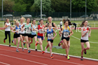 Girls under-15s 1500 metres, North Eastern Track and Fields Champs., Middlesbrough. Photo: David T. Hewitson/Sports for All Pics